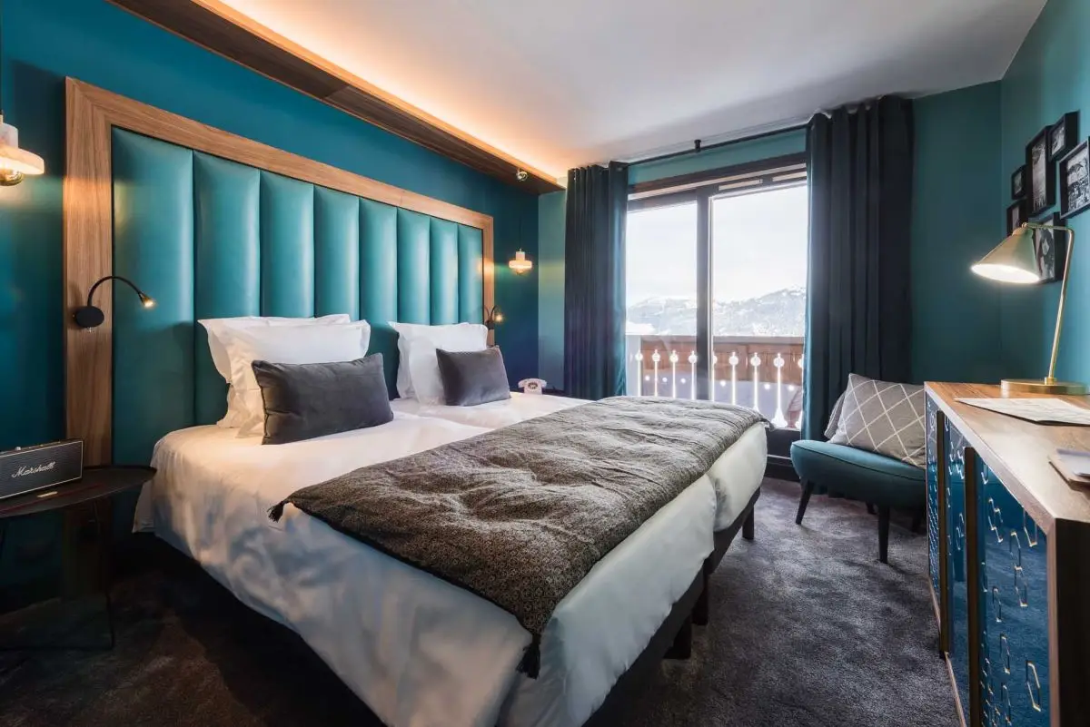 Double room with piste view, Fahrenheit Seven Courchevel